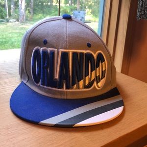Orlando, Florida Flat brim hat.